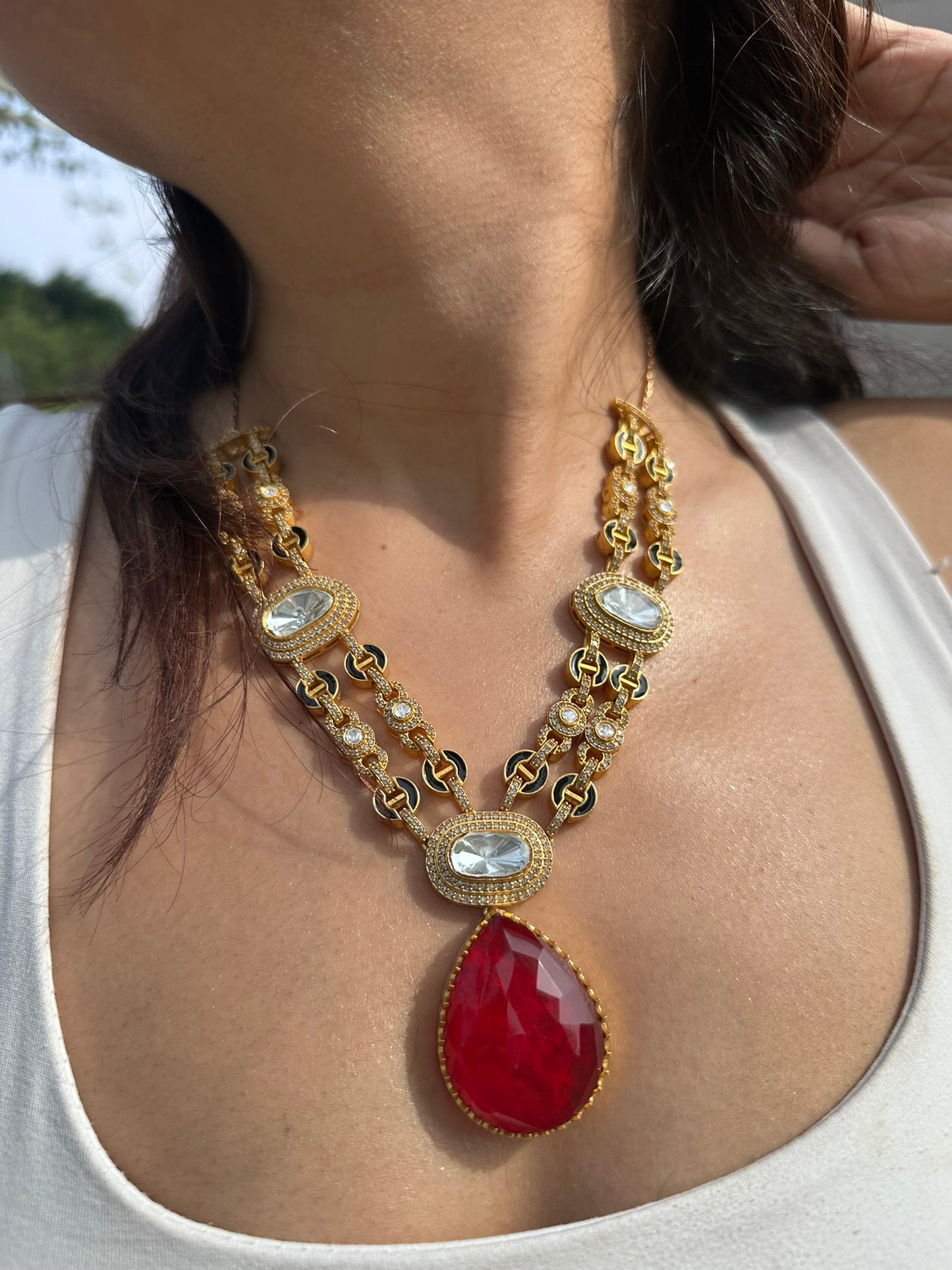 Ratnavali Kundan Set