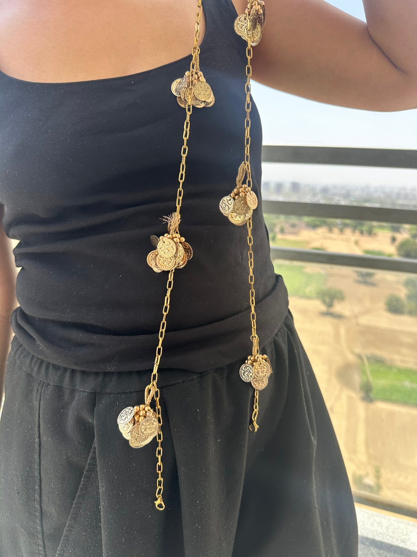 Handcrafted Antique Gold Micro Crossbody Bag • Nano Utility Pouch with Coin Charm Sling • Mini Floral Evening Wristlet • Tiny Indian Wedding Bag • 2-in-1 Festive Statement Purse Set