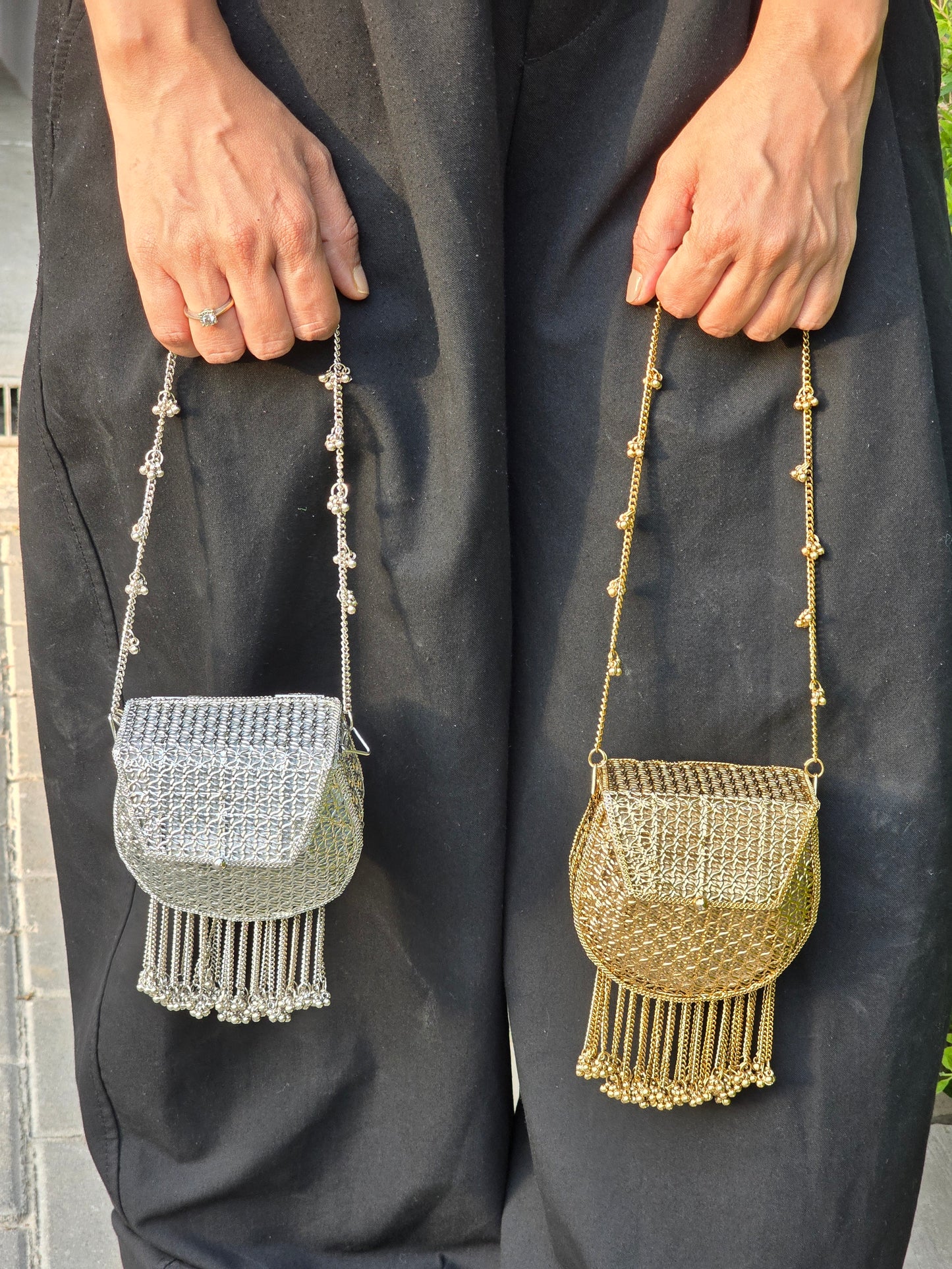 Batua Jaal Clutch Bag