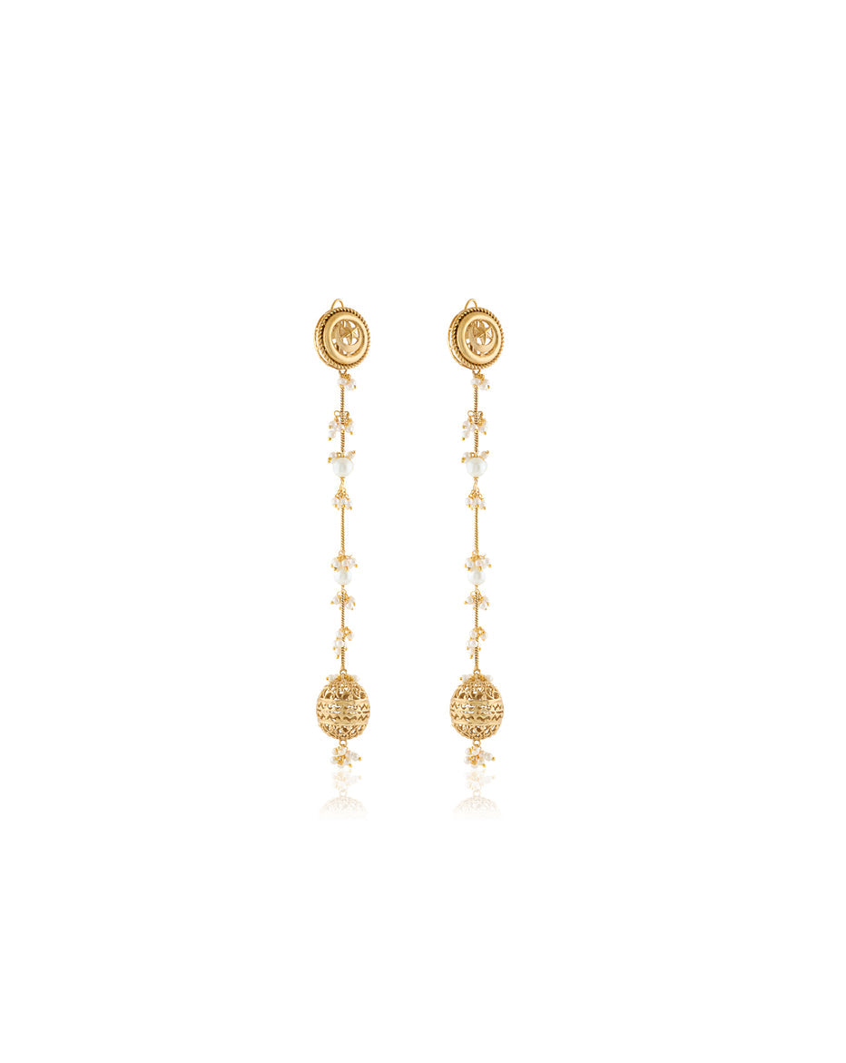 Inara Kashmiri Matt Earrings