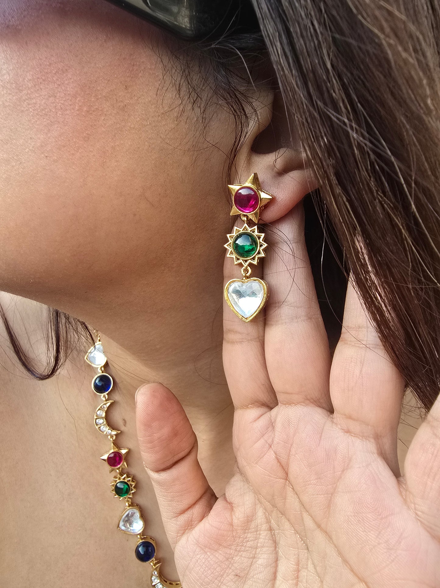 Chaand Sitara Necklace Set