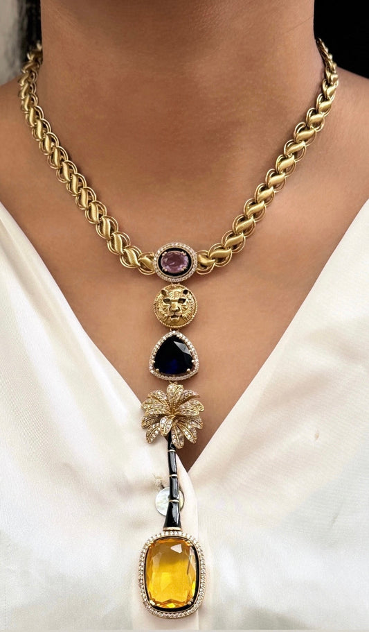Sabyasachi inspired Whimsical Necklace Set
