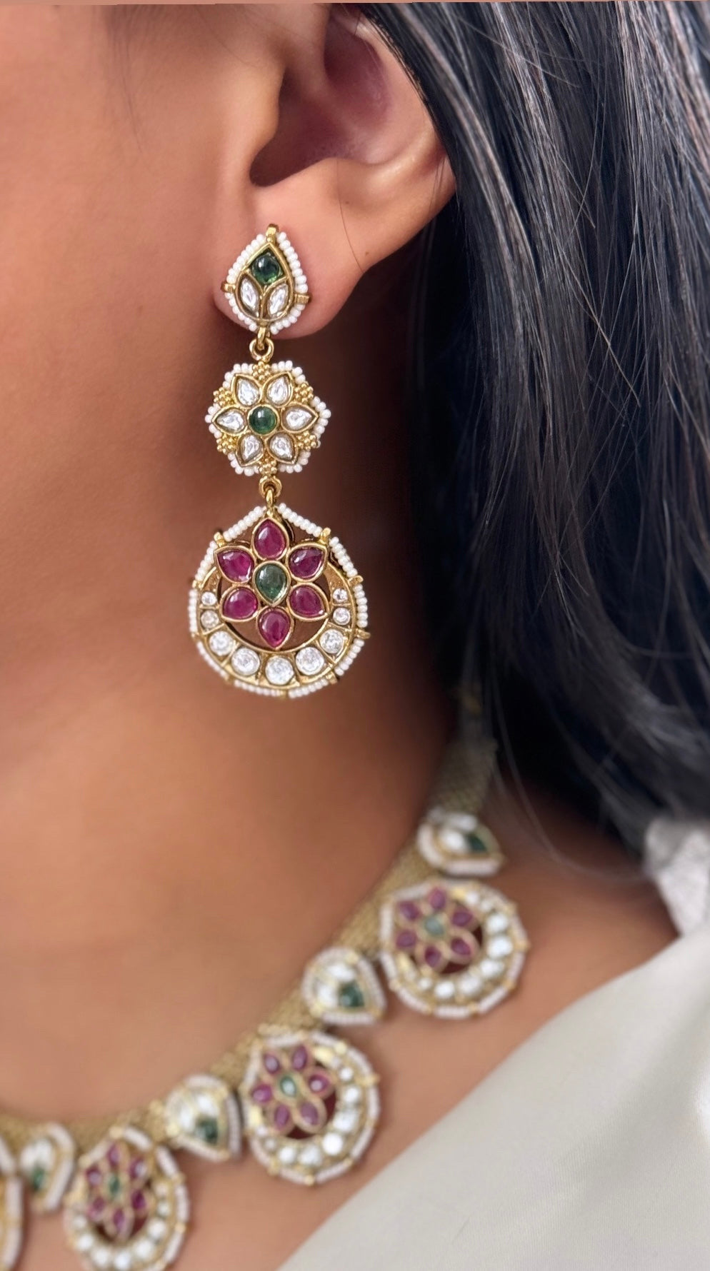 Pragyani Jadau Victorian Necklace