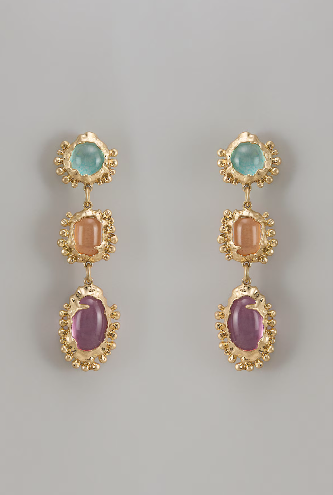 Sitara earrings in Pastel Hues