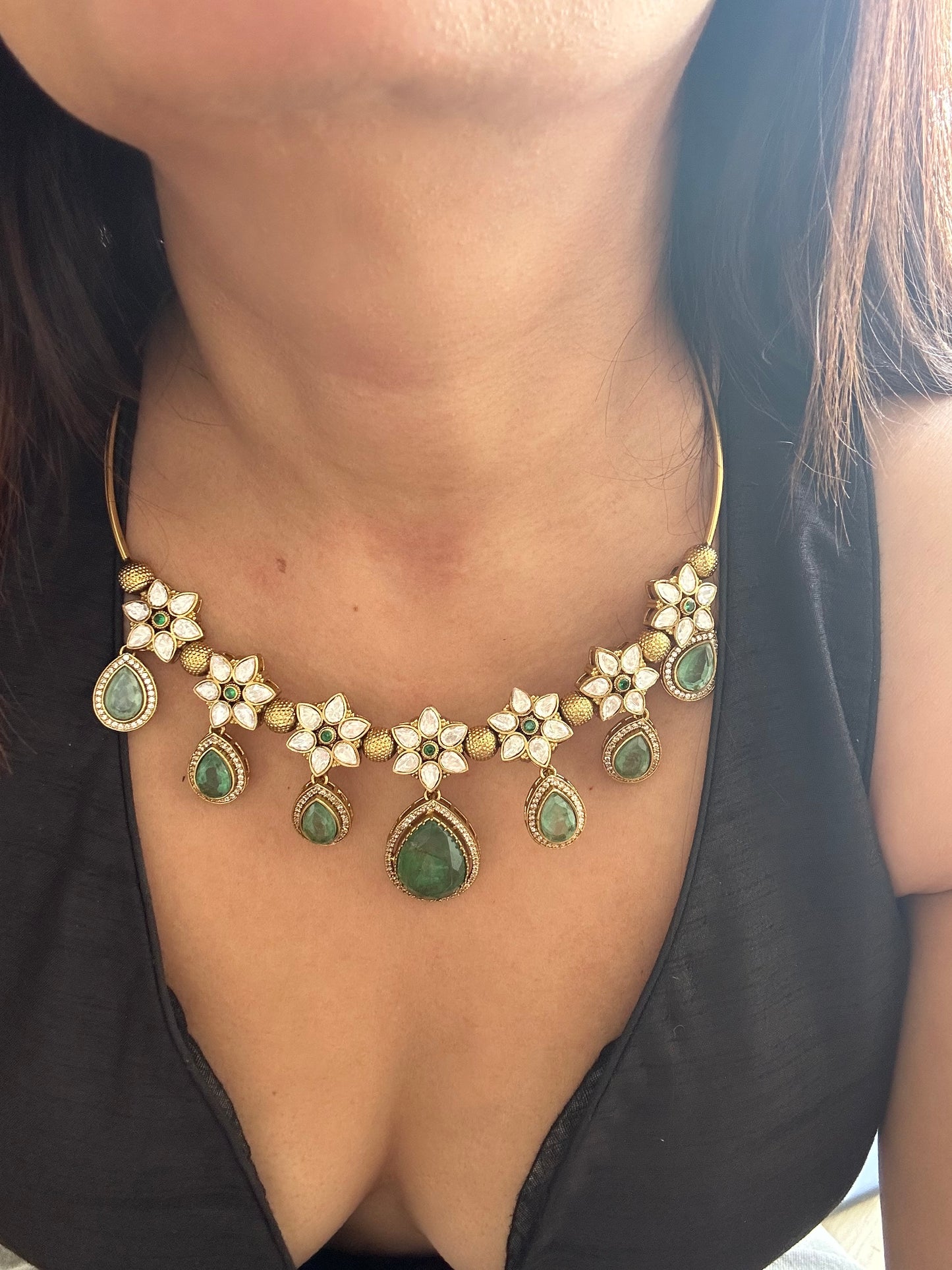 Noorani Mint green Hasli Set