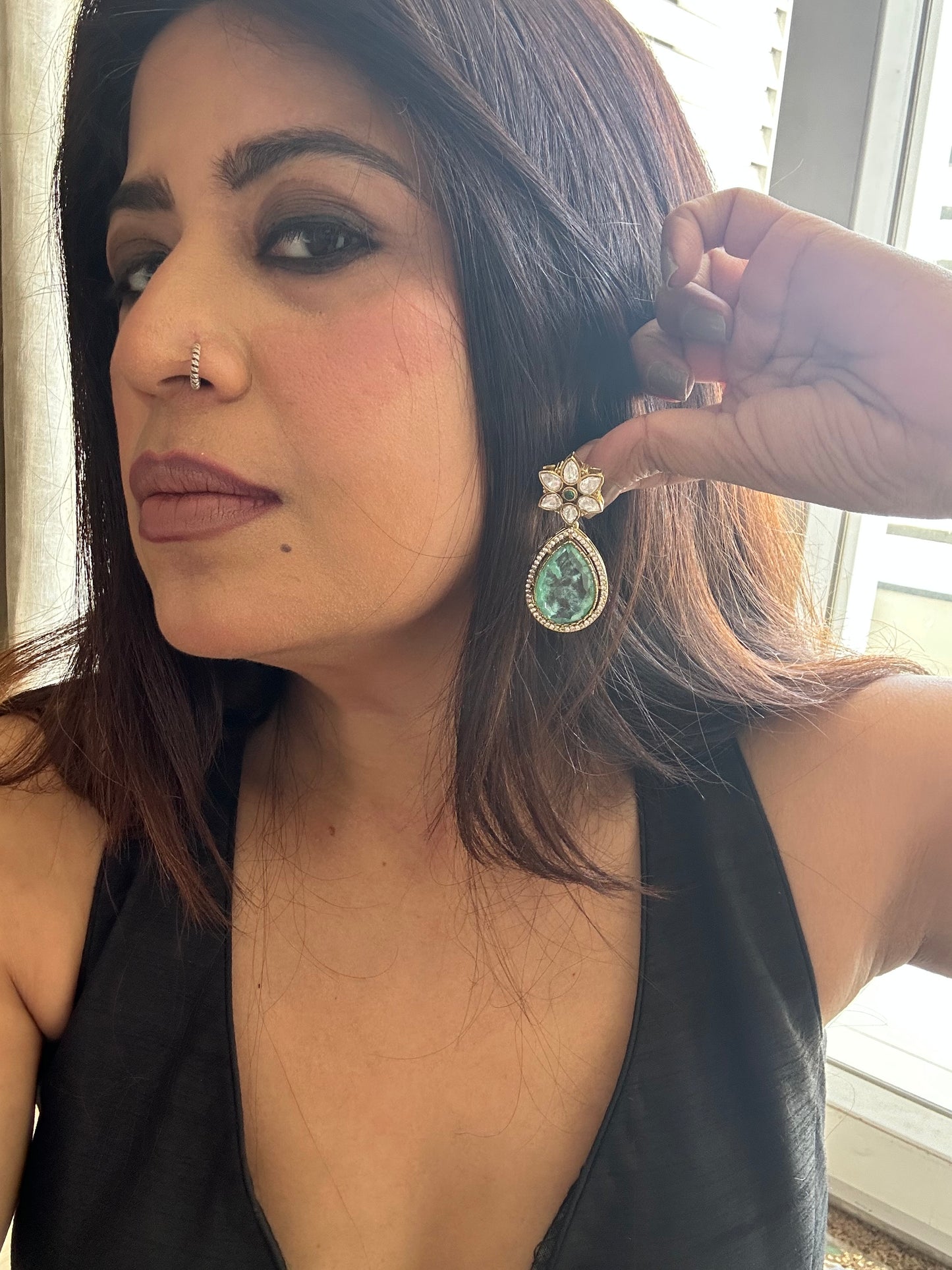 Noorani Mint green Hasli Set