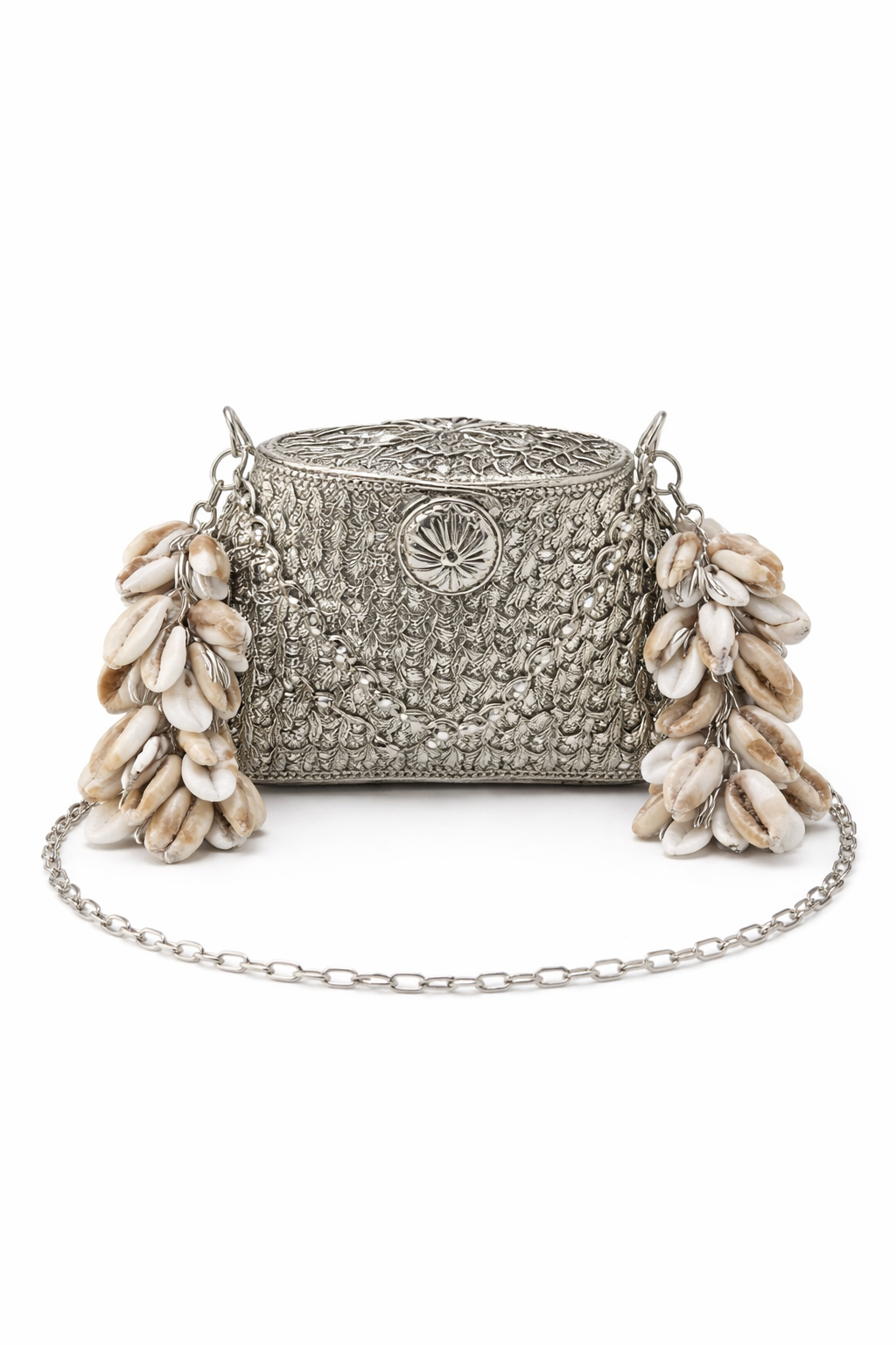 Ziva Cowrie (Shell) Viral Nano Clutch bag-Bridal Accessory