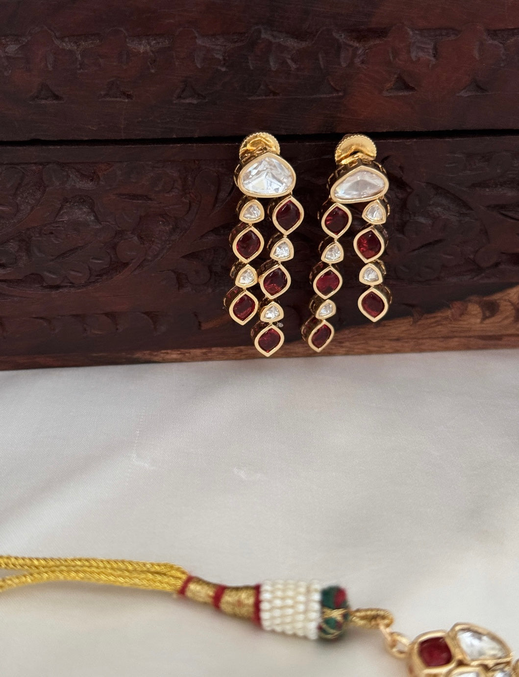 Malhaari Double Layer Necklace Set