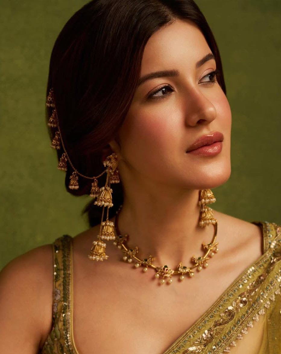 Tota Maina Kashmiri Matte Earrings