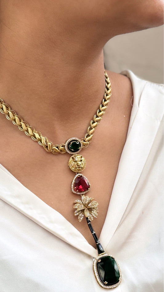 Sabyasachi inspired Whimsical Necklace set