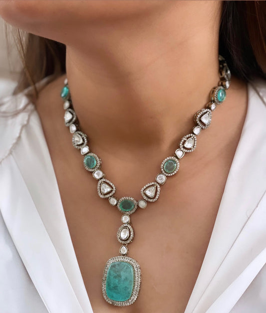 Firoza Pendant Set