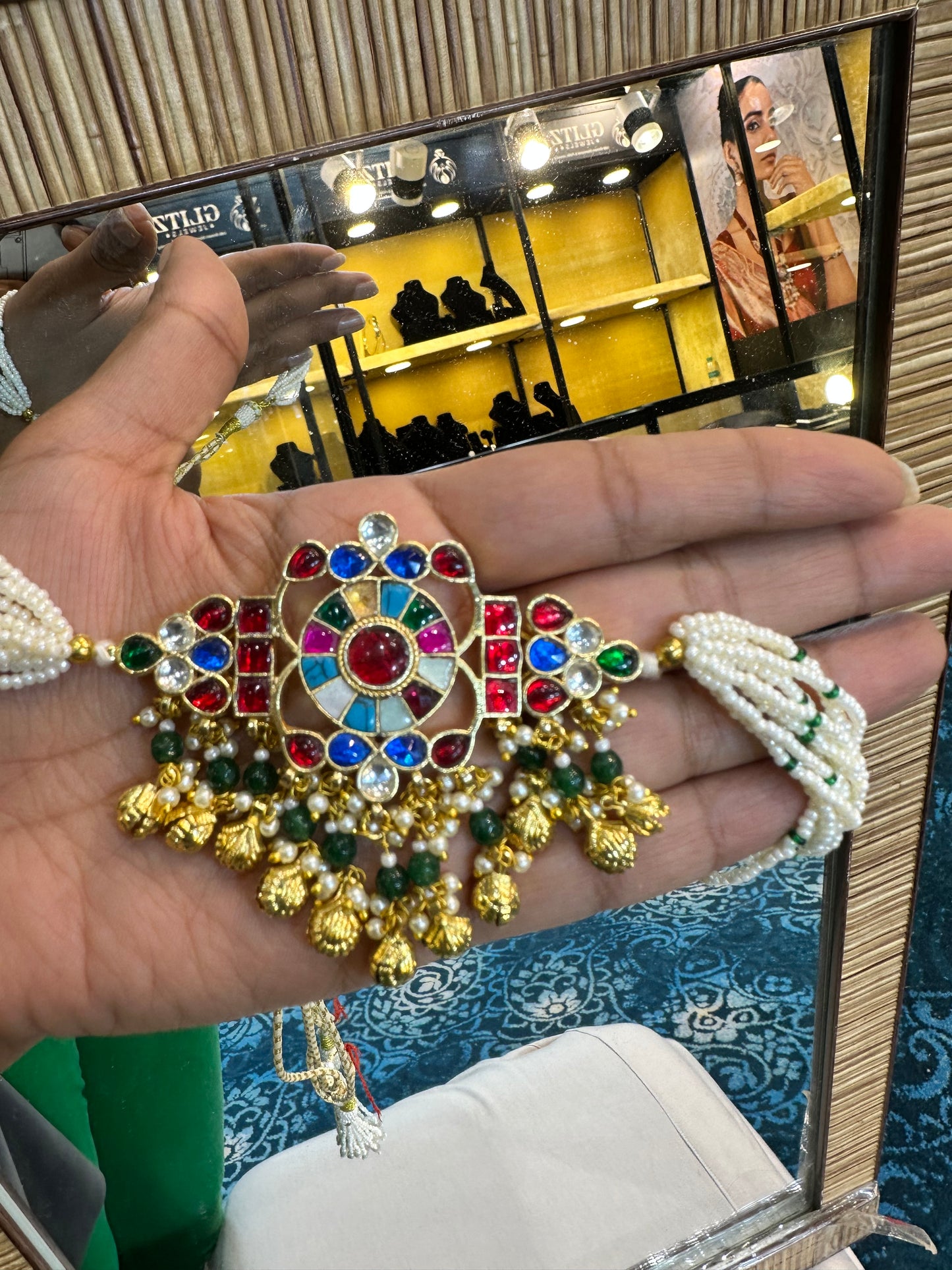 Kundan Navratran Choker Set