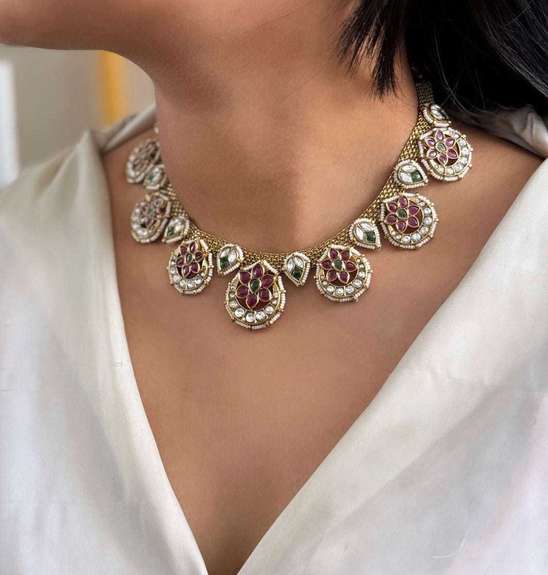 Pragyani Jadau Victorian Necklace