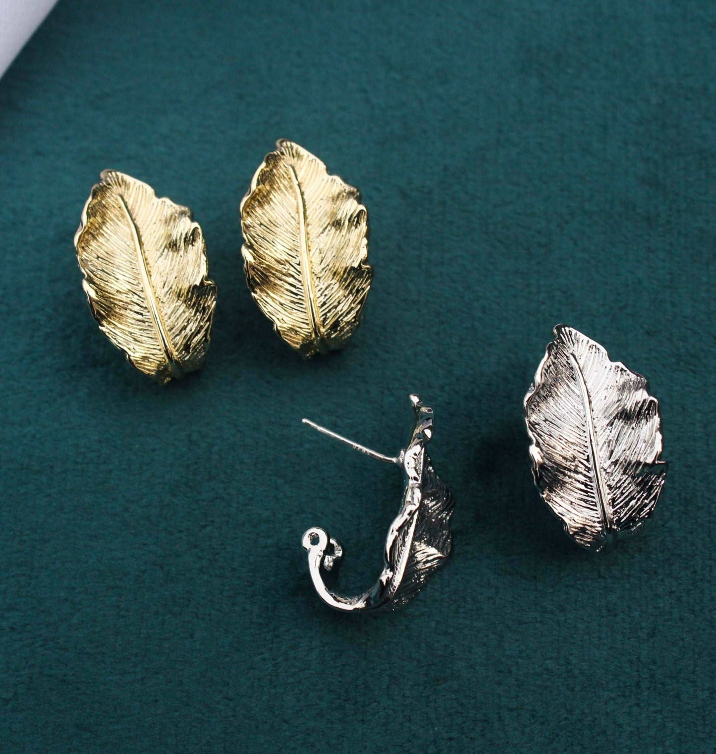 Leaf Stud Earrings