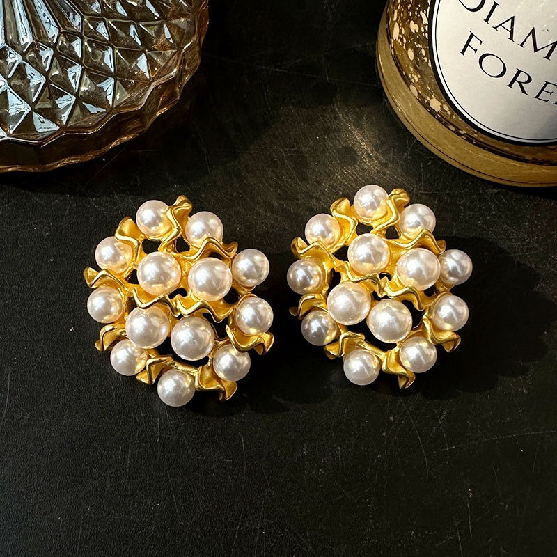 Pearl Bouquet Earrings