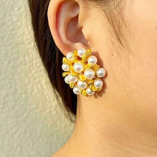 Pearl Bouquet Earrings