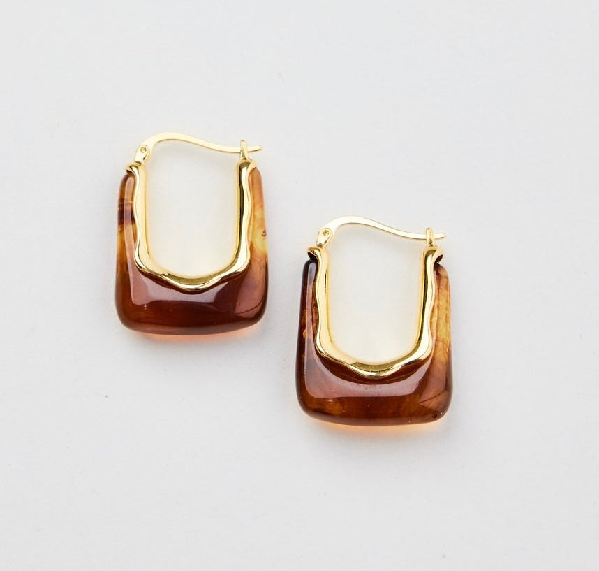 Resin Square Hoops