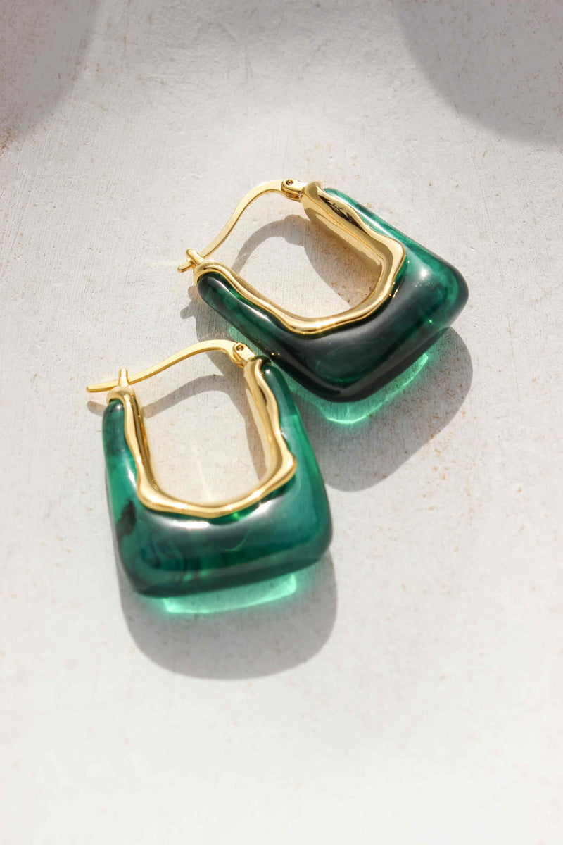 Resin Square Hoops