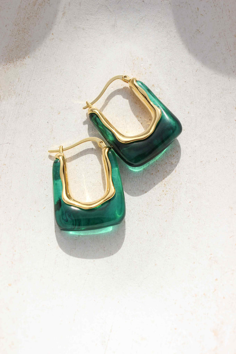 Resin Square Hoops