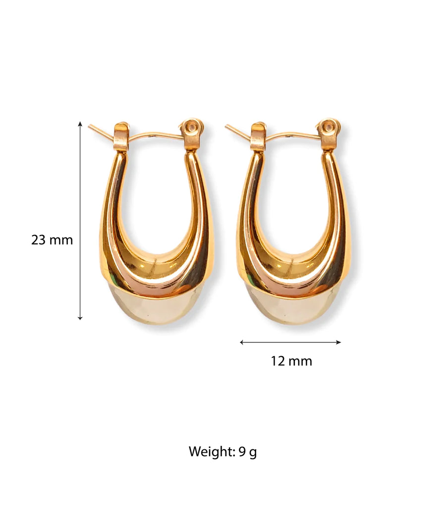 Penelope Resin Hoops