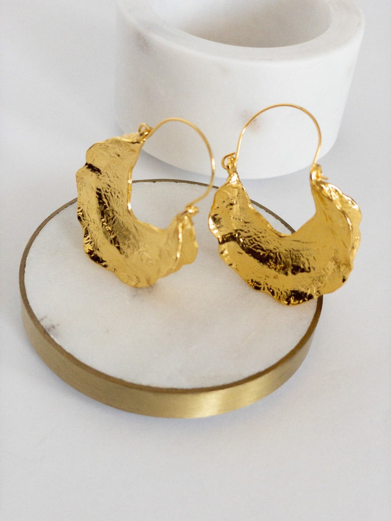 Hammered Handbag Hoops