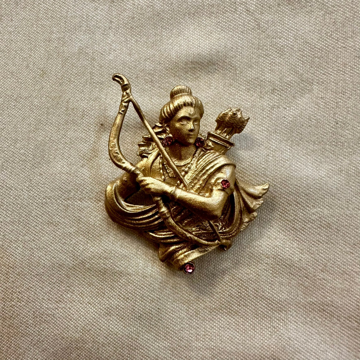 Antique Finish Indian Brooch Pins, Royal Crest Jewelry, Wedding Accessories