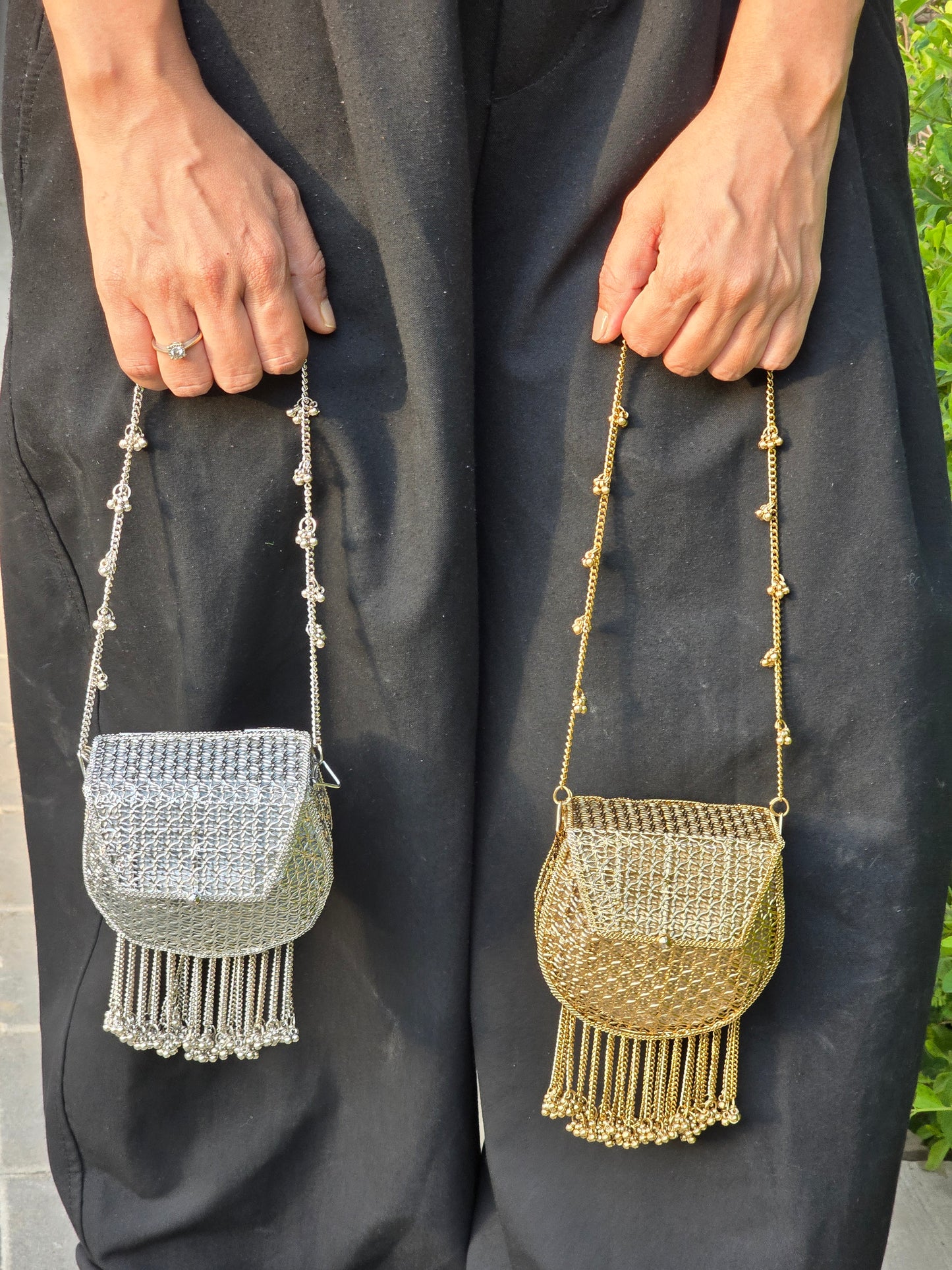 Batua Jaal Clutch Bag