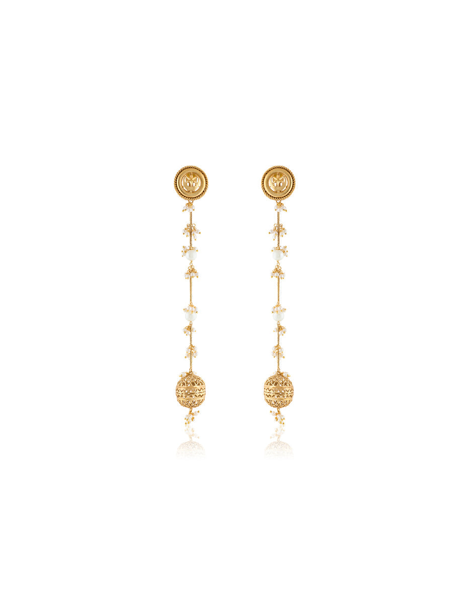 Inara Kashmiri Matt Earrings
