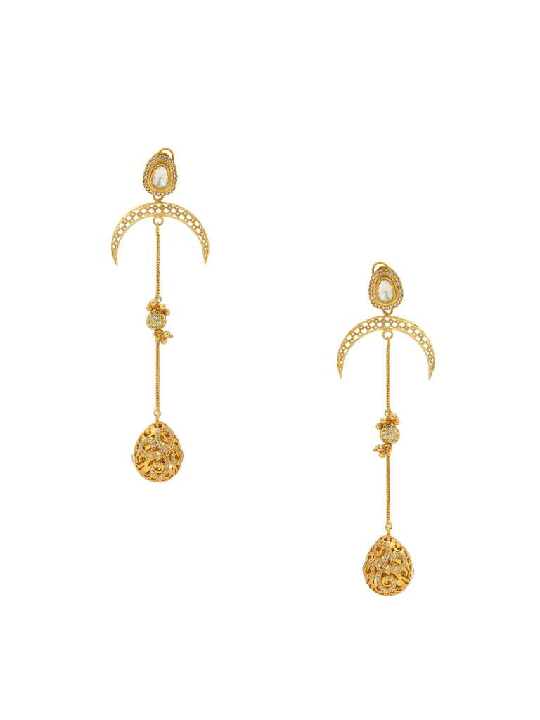 Shinya Temple Kashmiri Matt Earrings