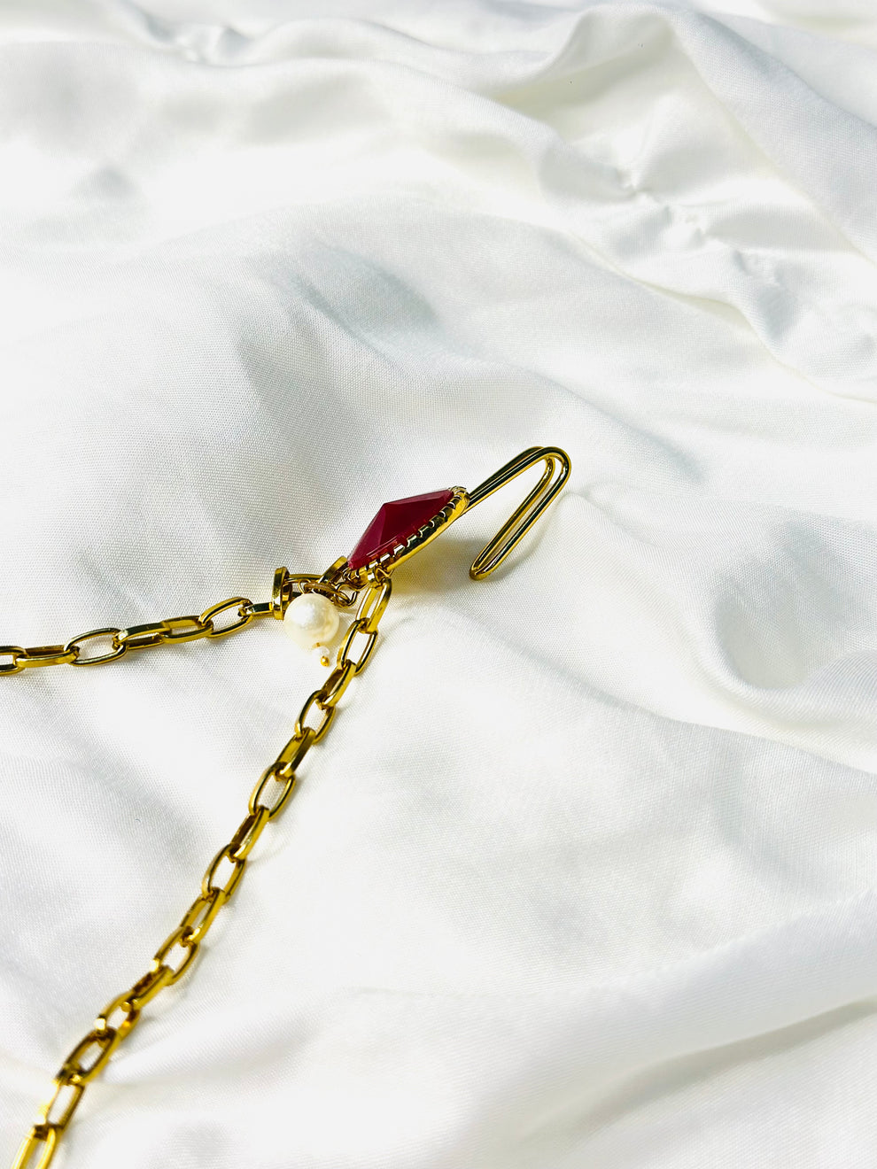 Antique Mobile Pouch with Fringe Tassel