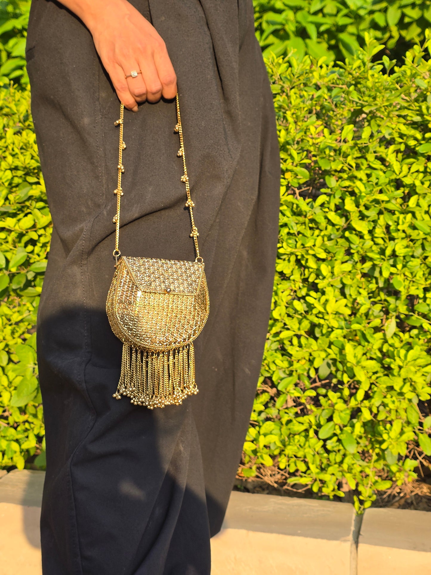 Batua Jaal Clutch Bag