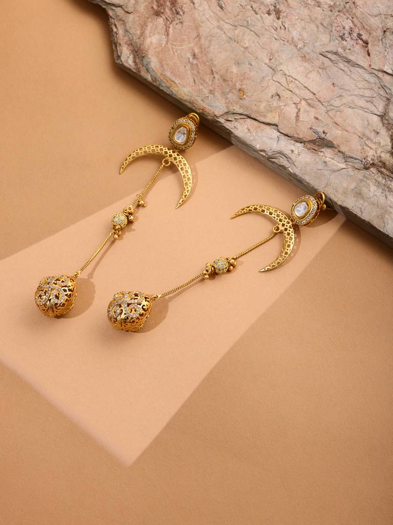 Shinya Temple Kashmiri Matt Earrings