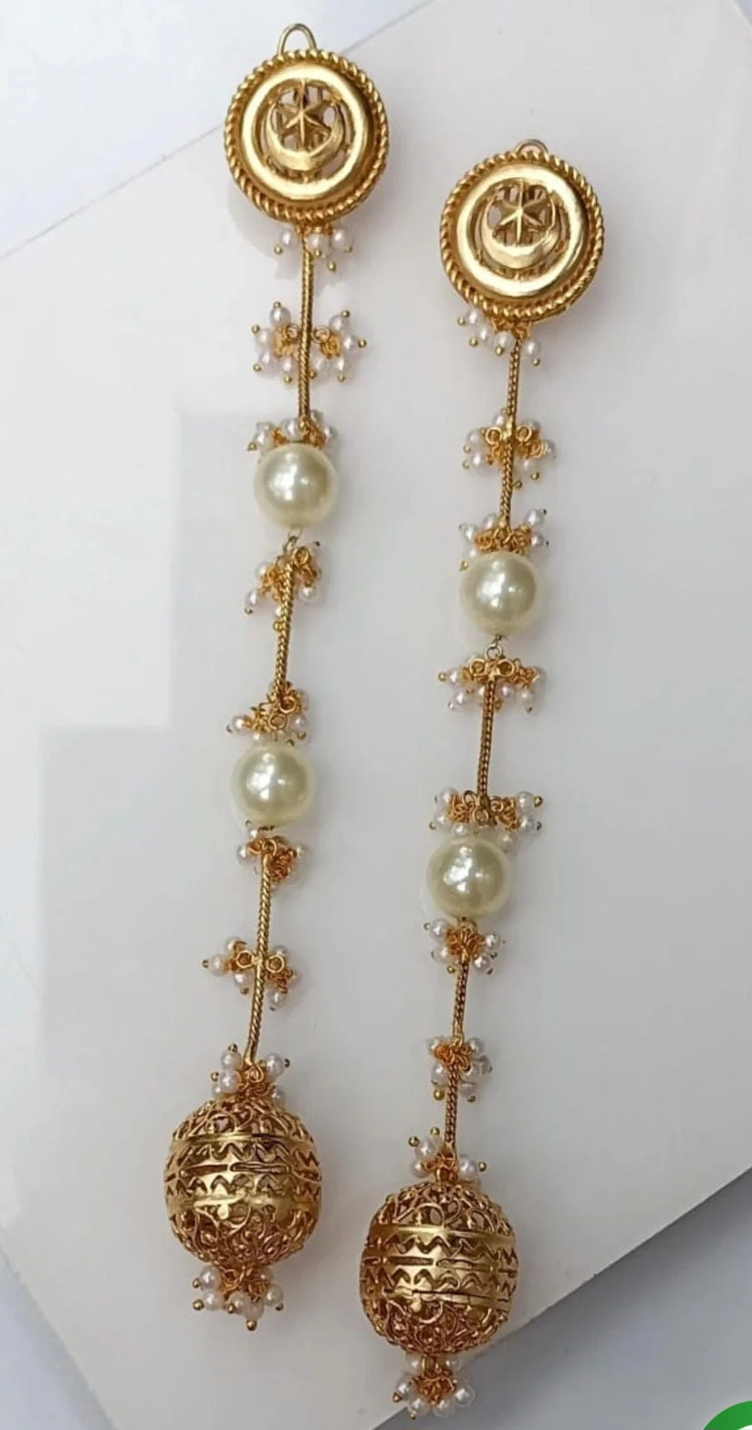 Inara Kashmiri Matt Earrings