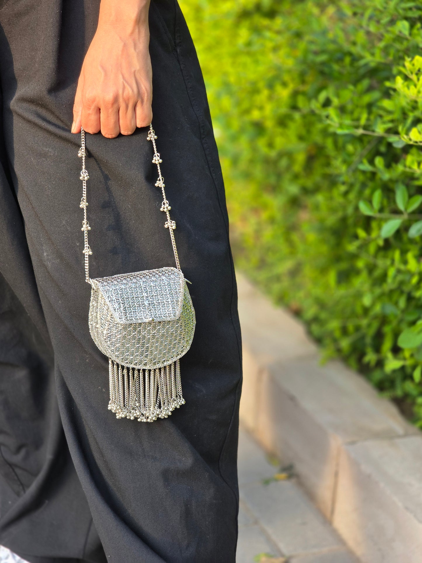 Batua Jaal Clutch Bag
