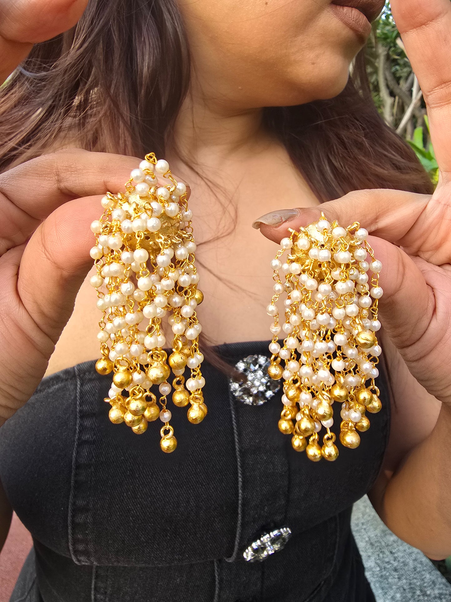 Jharna Matt Earrings