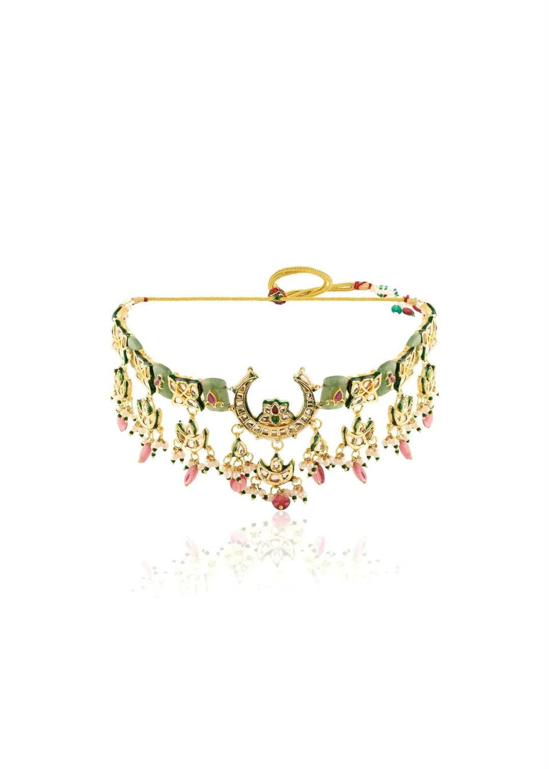 Bikaneri Kundan Chaand Choker Necklace set