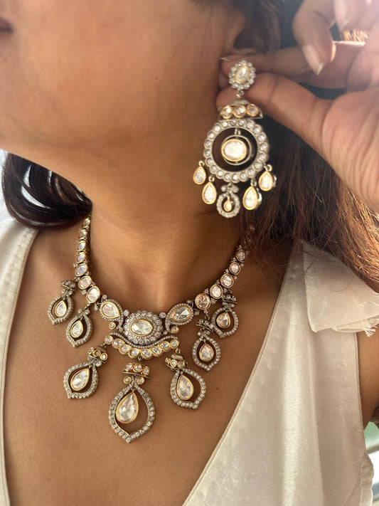 Ivory Dream polki Necklace Set