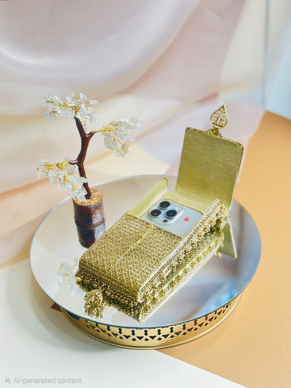 Nirvika Kundan Mobile Pouch