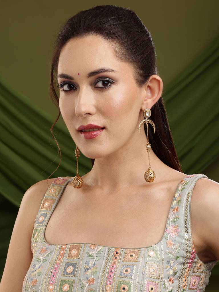 Shinya Temple Kashmiri Matt Earrings