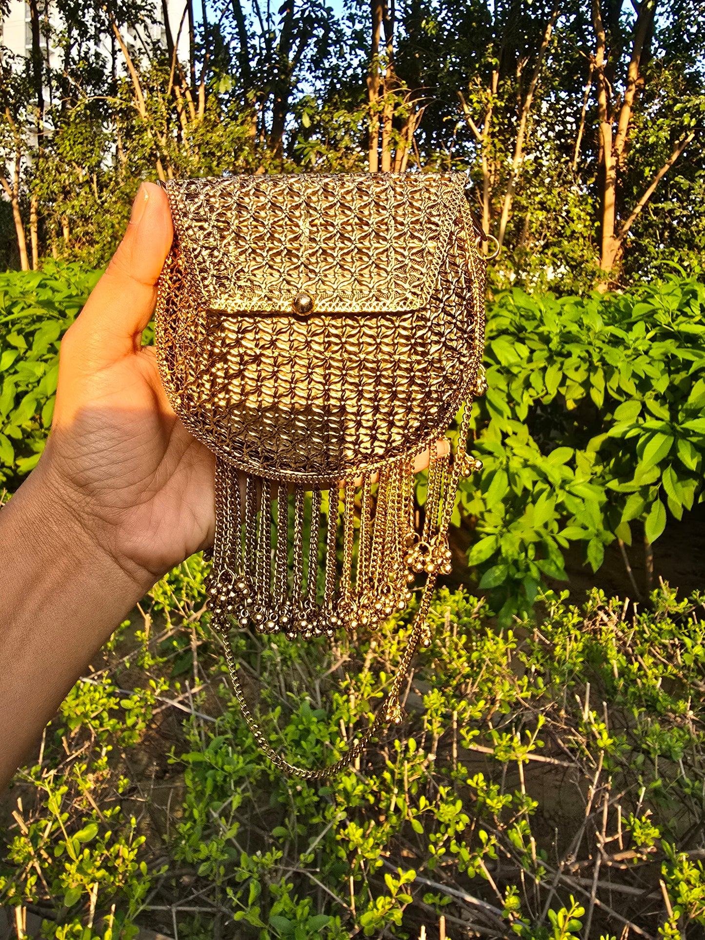 Batua Jaal Clutch Bag