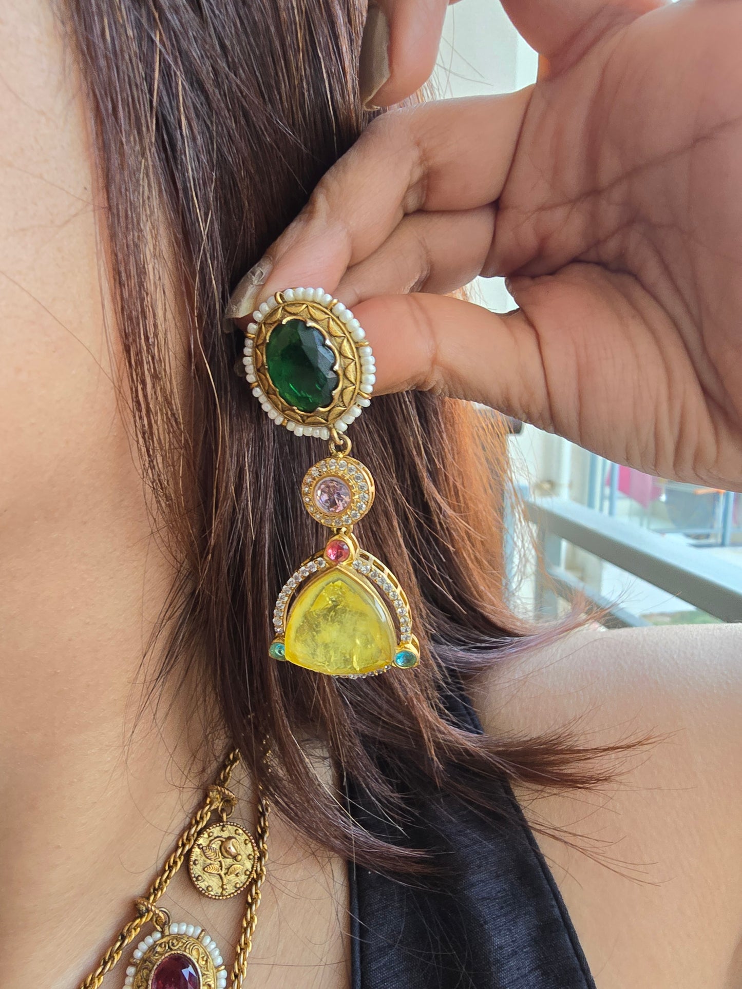 Sabyasachi inspired Double Layer Necklace Set