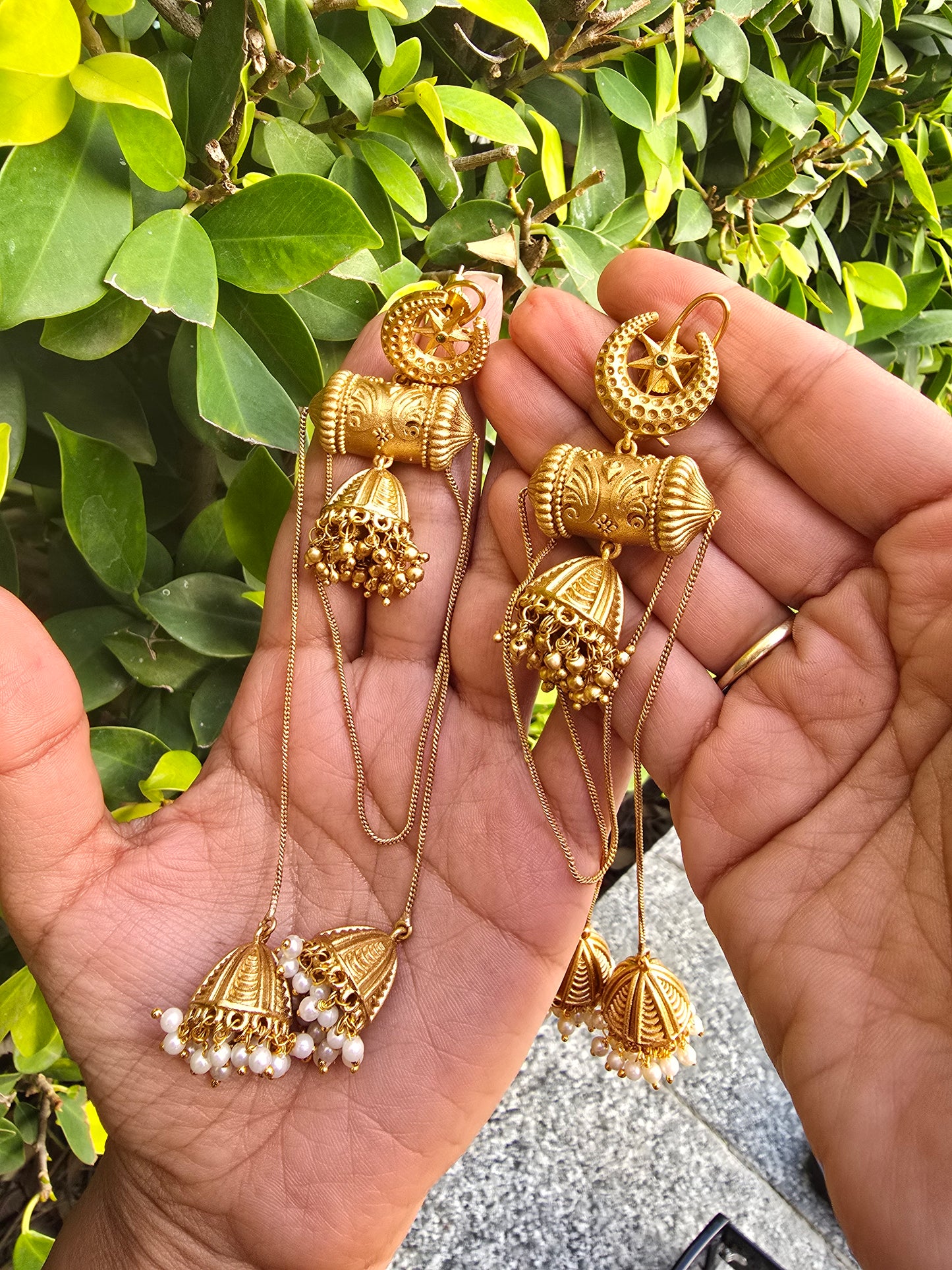 Chaan Sitara Matt Earrings