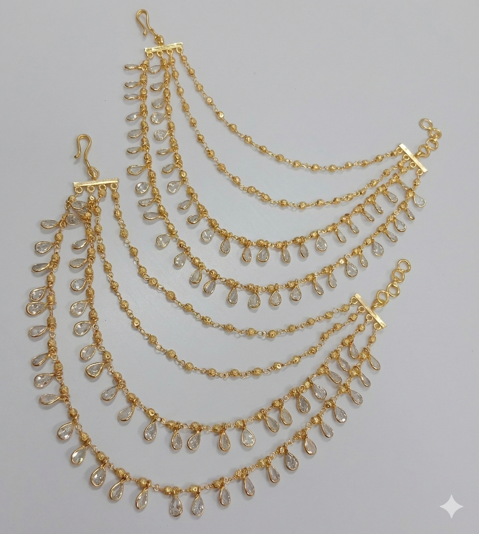 Sitara Kundan Earchains