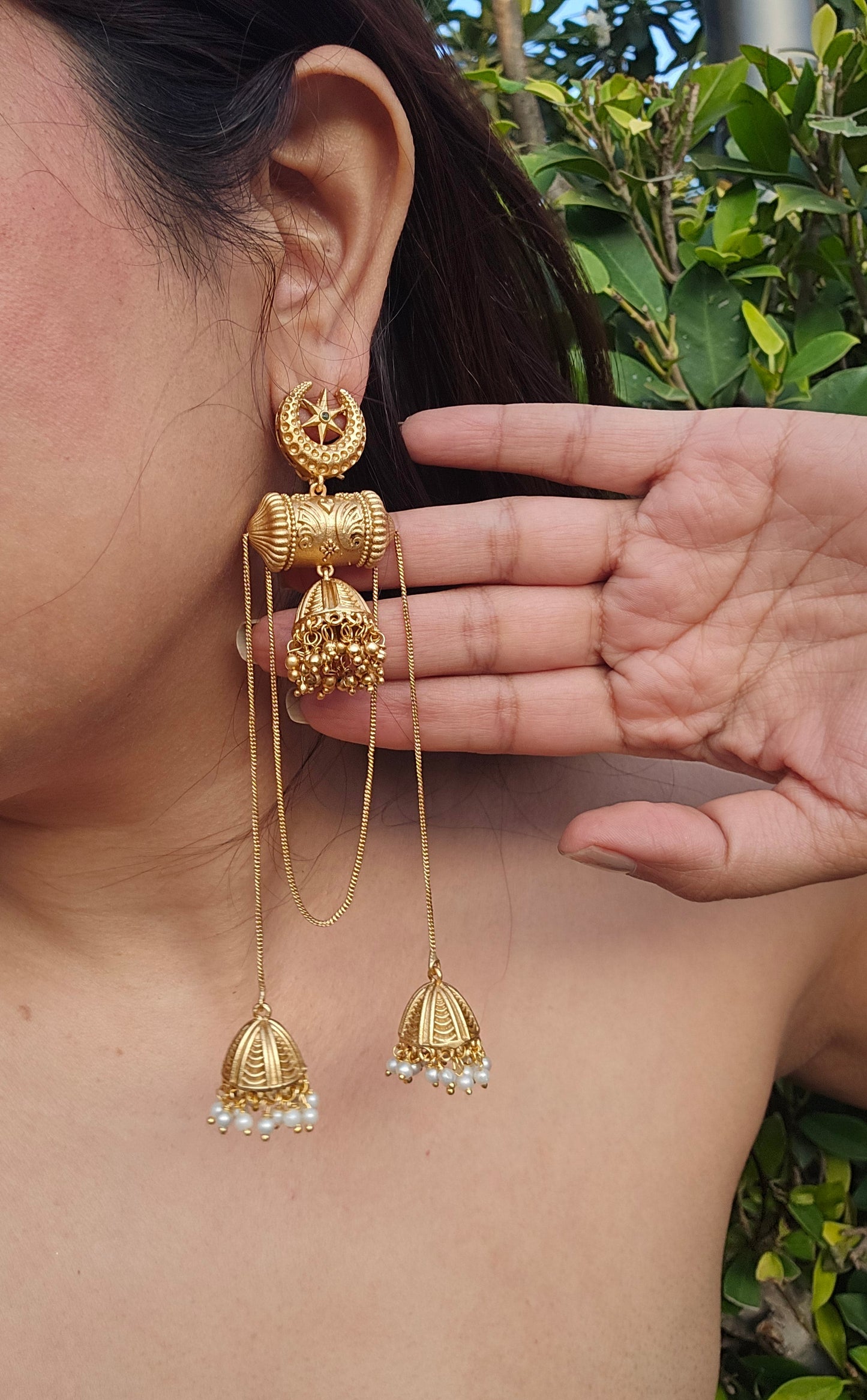 Chaan Sitara Matt Earrings