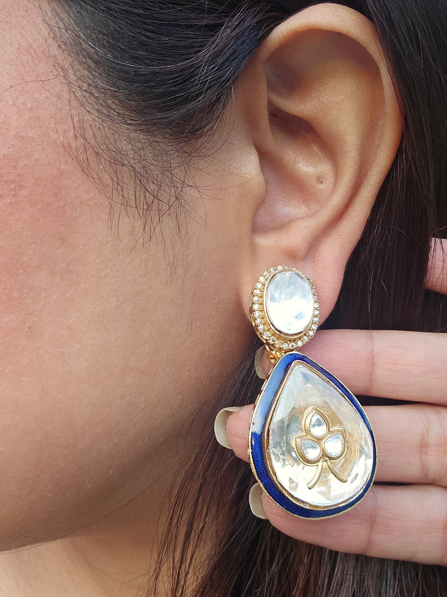 Eliza Inlay Earrings-