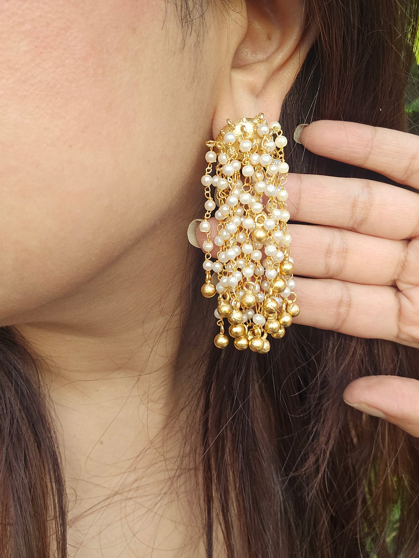 Jharna Matt Earrings