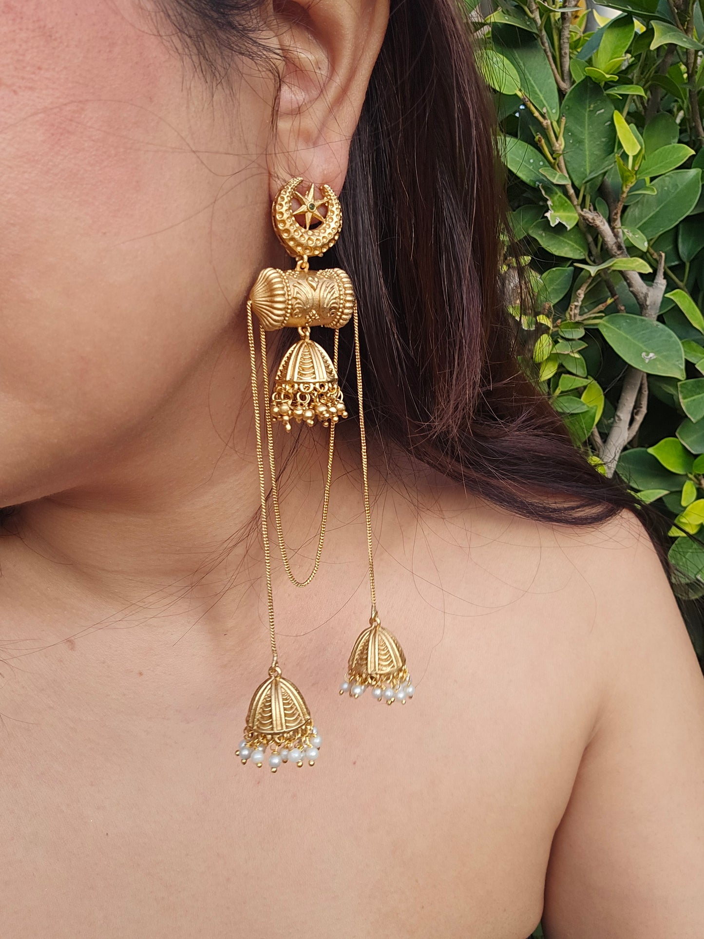 Chaan Sitara Matt Earrings