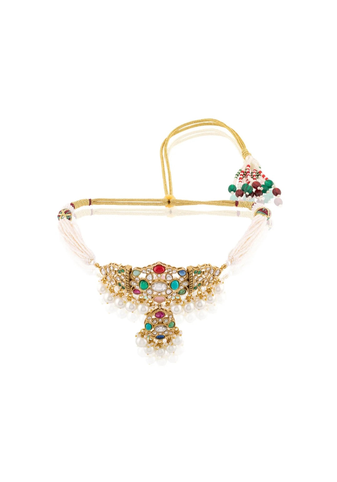 Ratnavali Navratran Kundan Choker Set